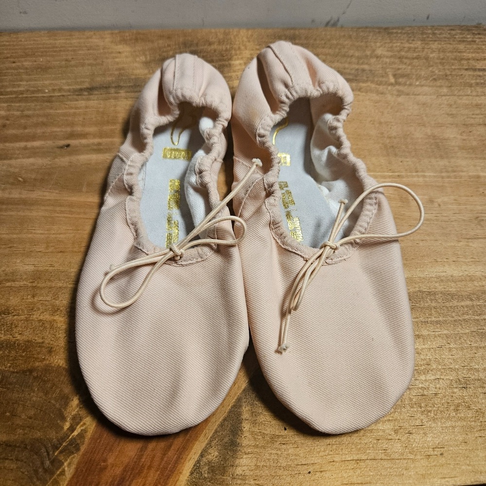 Bloch Prolite II Canvas Ballet Shoes Pink Girls Size 2.5 B S0213L Dance